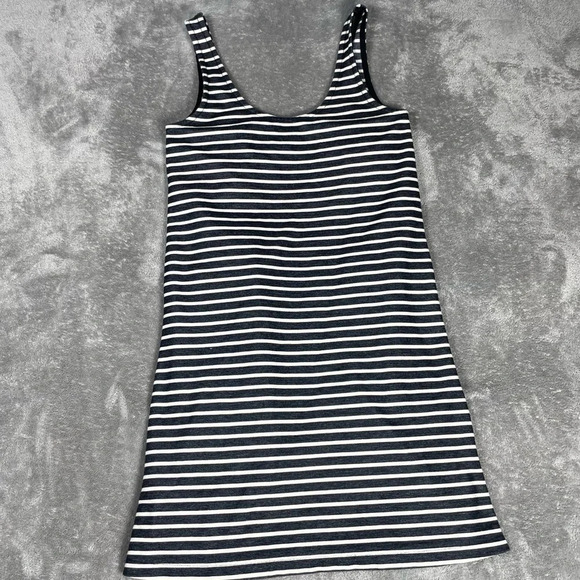 Madewell Dress Women’s Sz XXS Effortless Striped Tank Minimalistic - Picture 2 of 7